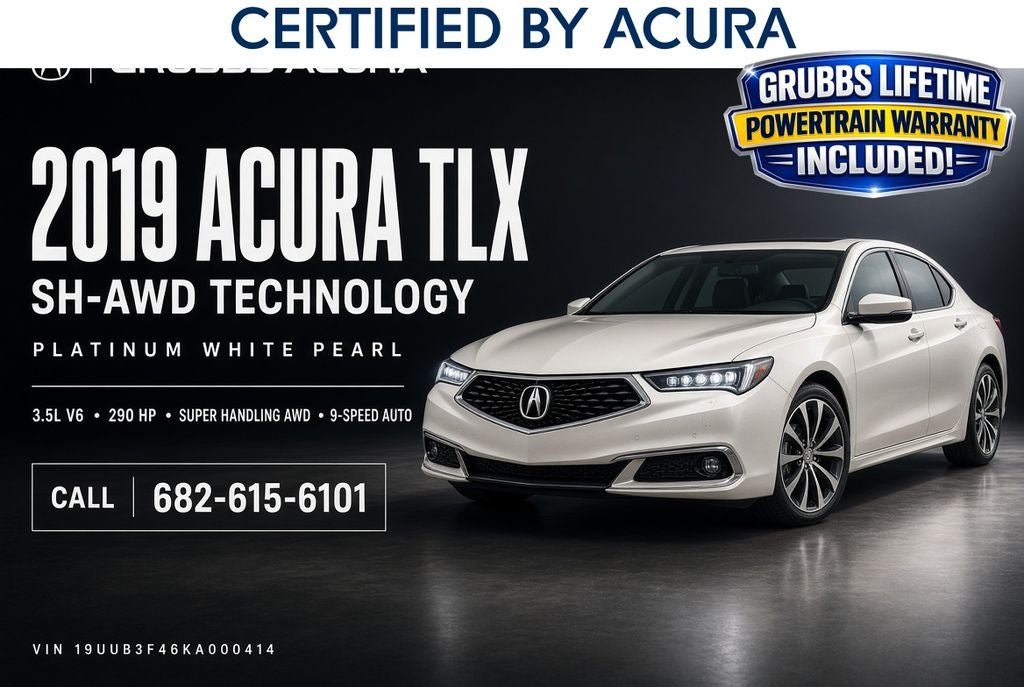 2019 Acura TLX 3.5L Technology Pkg SH-AWD