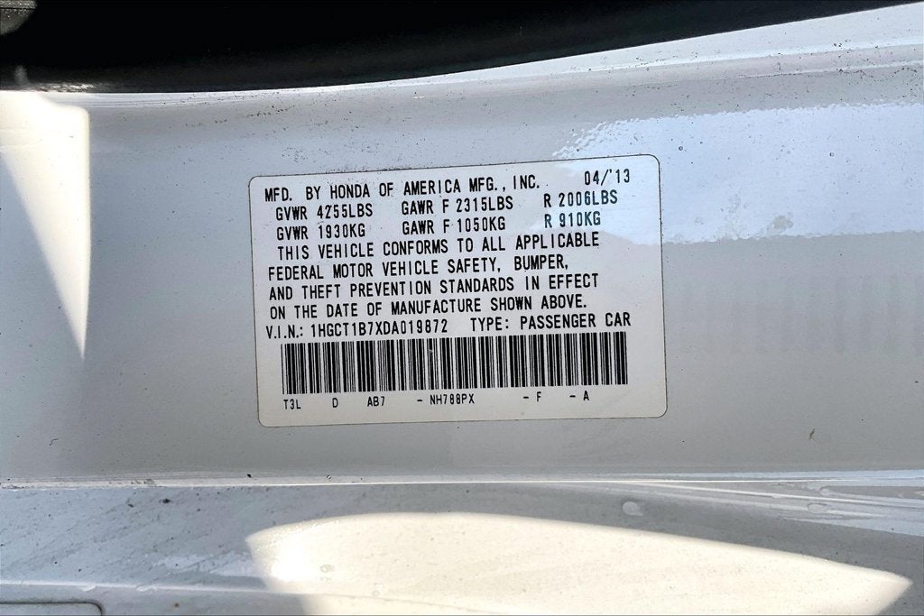 2013 Honda Accord EX