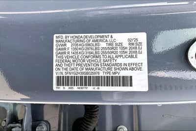 2025 Honda Pilot Sport