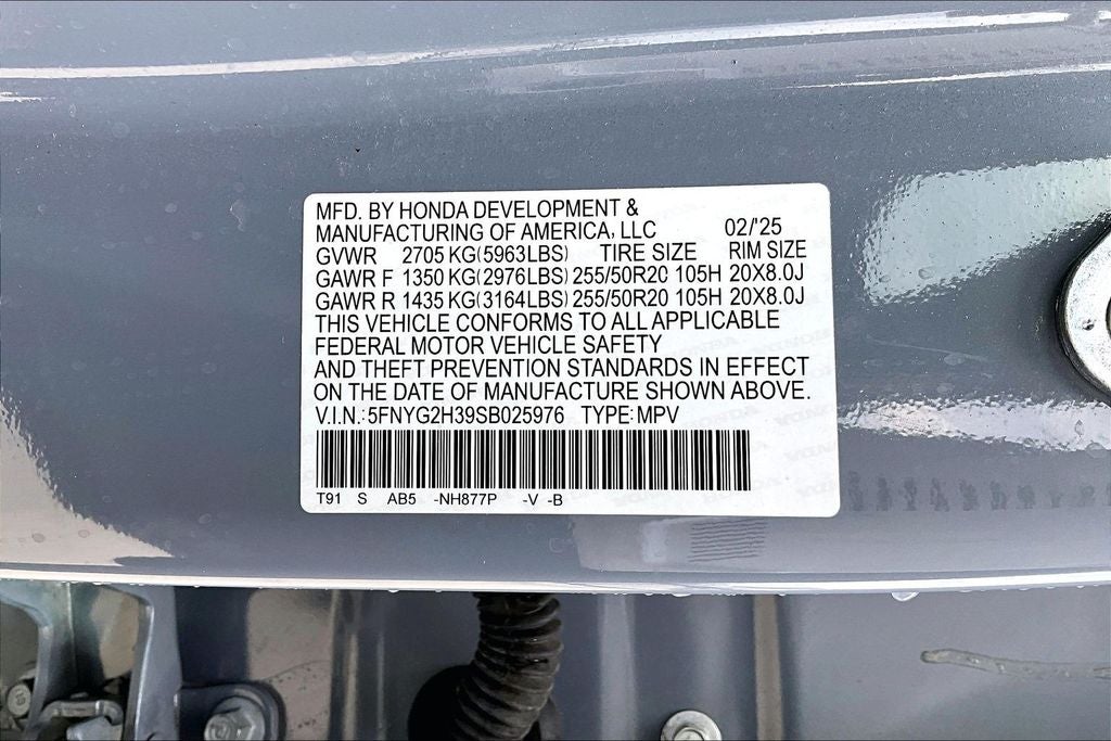 2025 Honda Pilot Sport