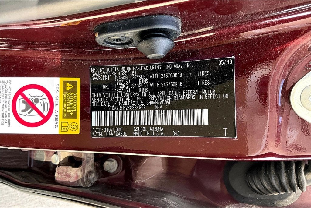 2019 Toyota Highlander XLE