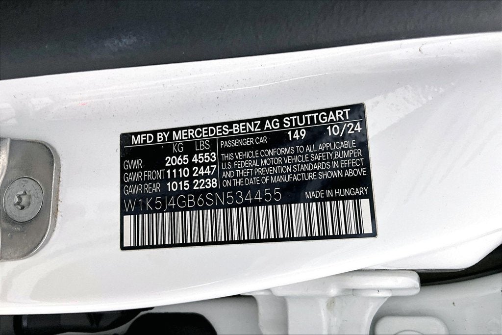 2025 Mercedes-Benz CLA CLA 250