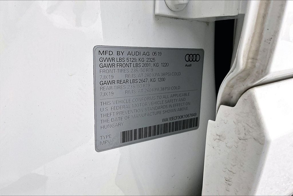2019 Audi Q3 2.0T Premium Plus S line quattro