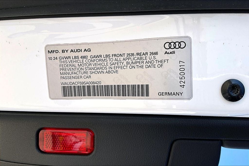 2025 Audi A5 Sportback 45 S line Premium quattro