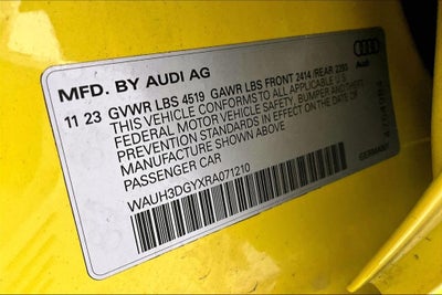 2024 Audi S3 2.0T Premium Plus quattro