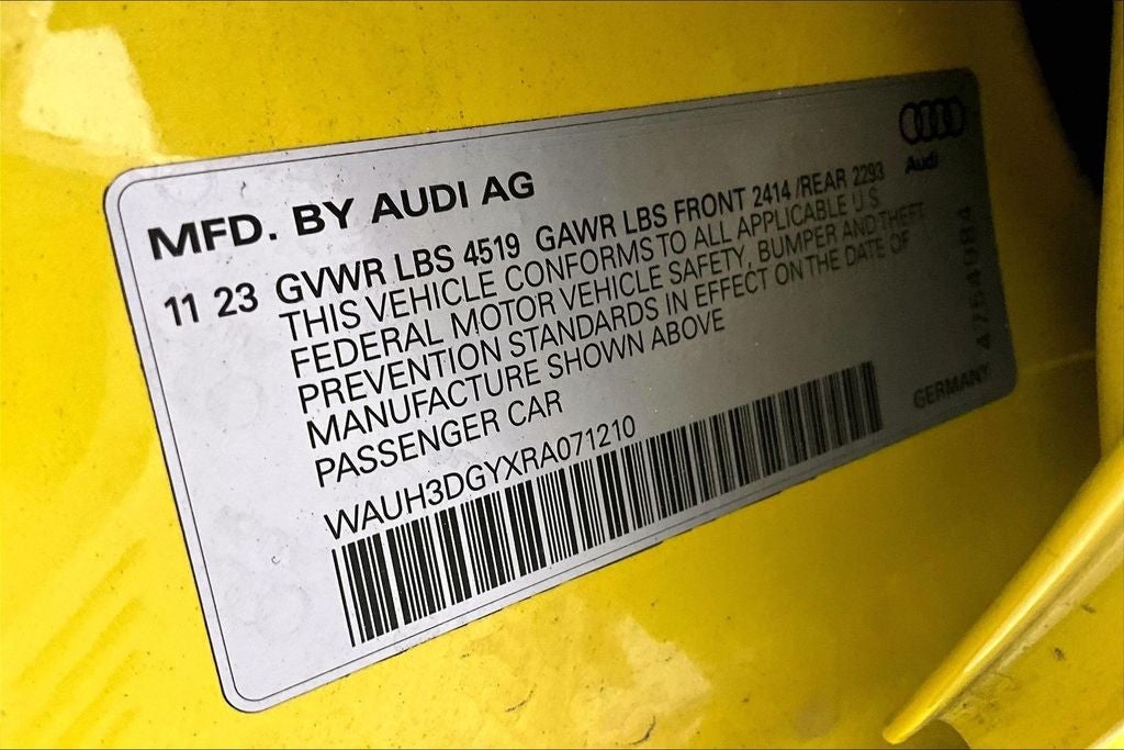 2024 Audi S3 2.0T Premium Plus quattro