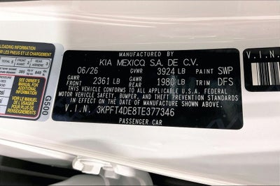 2026 Kia K4 LXS