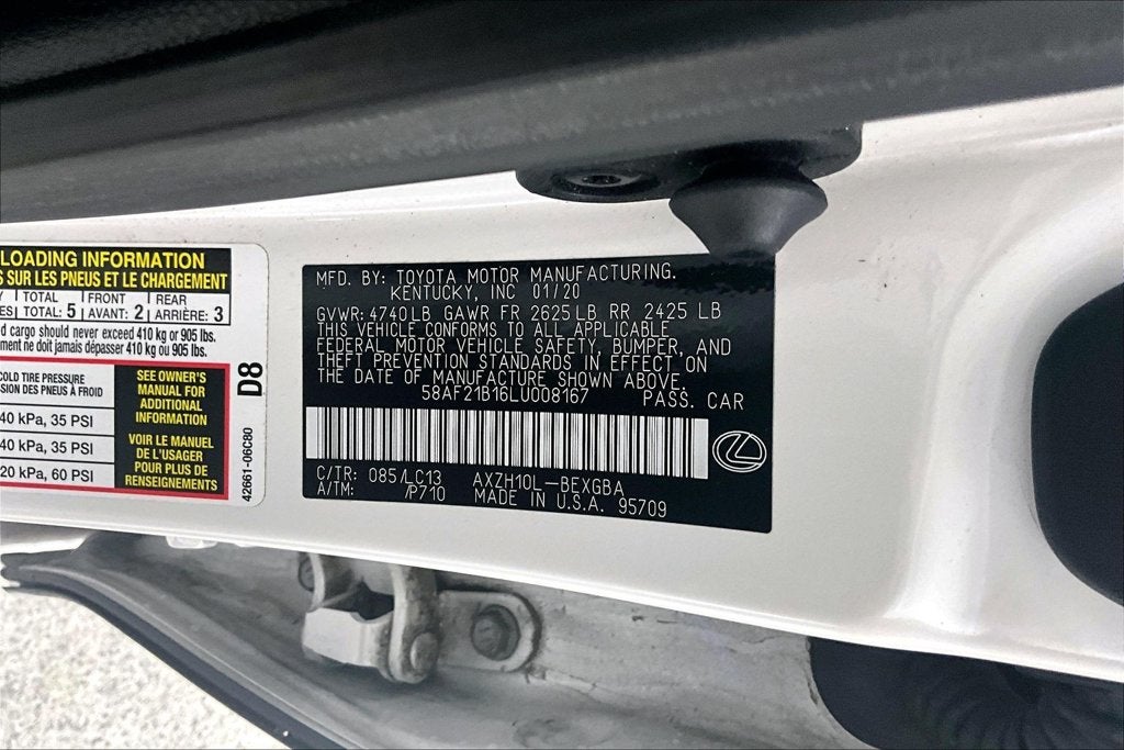 2020 Lexus ES 300h Ultra Luxury