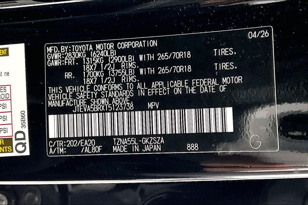 2026 Toyota 4Runner TRD Off-Road Premium