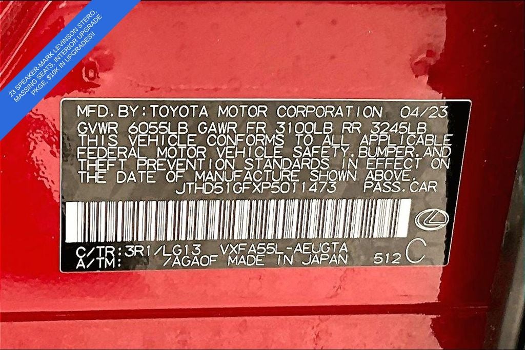 2023 Lexus LS 500 Base AWD