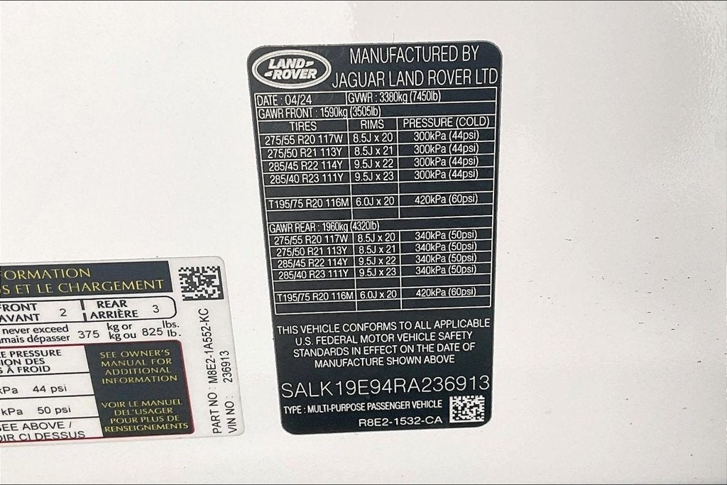 2024 Land Rover Range Rover Autobiography