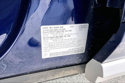 2022 Audi Q5 45 S line Premium quattro