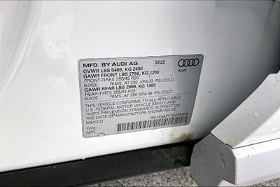 2022 Audi Q5 45 S line Premium quattro