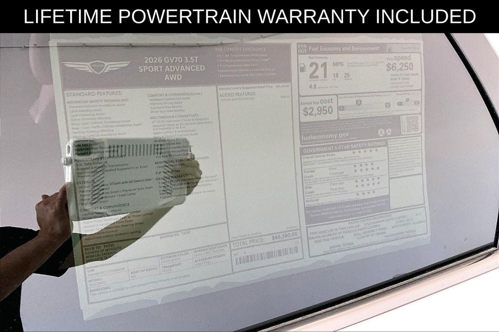 2026 Genesis GV70 3.5T SPORT ADVANCED