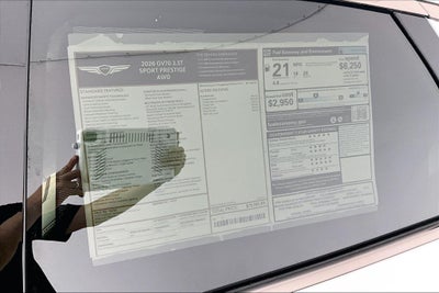 2026 Genesis GV70 3.5T SPORT PRESTIGE