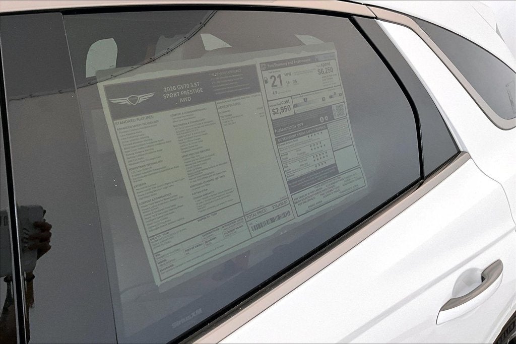 2026 Genesis GV70 3.5T SPORT PRESTIGE