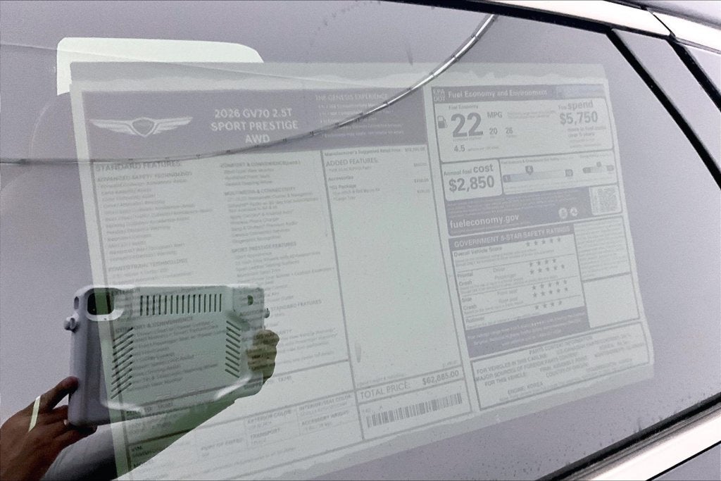 2026 Genesis GV70 2.5T SPORT PRESTIGE