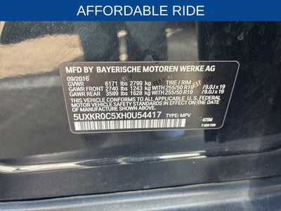 2017 BMW X5 xDrive35i