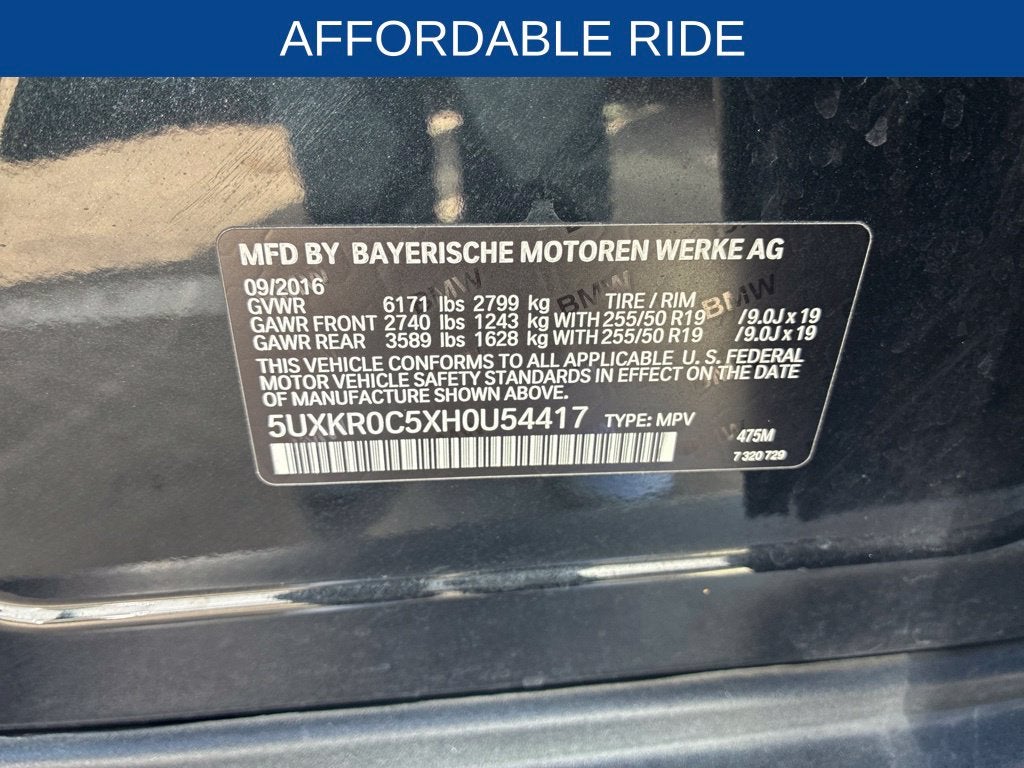 2017 BMW X5 xDrive35i