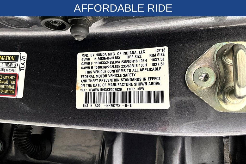 2019 Honda CR-V Touring