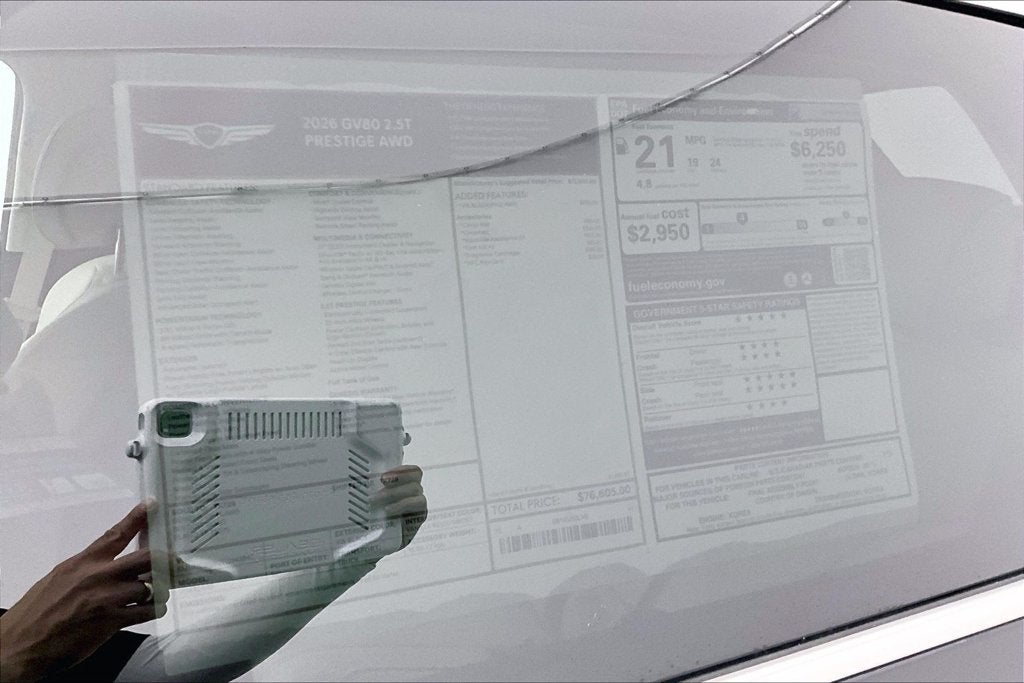 2026 Genesis GV80 2.5T PRESTIGE
