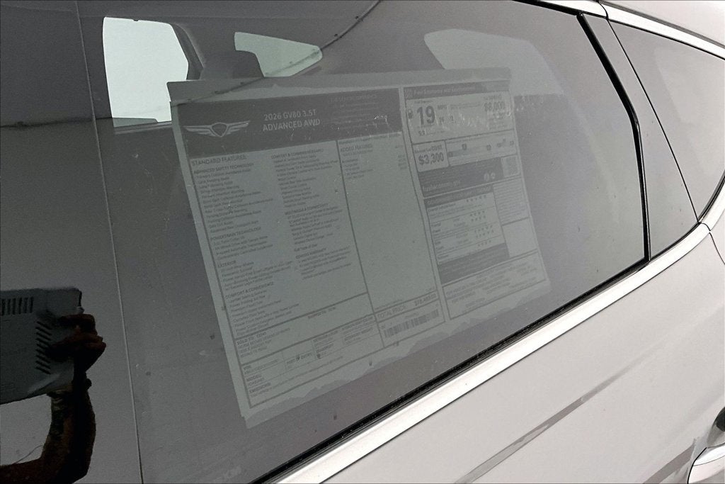 2026 Genesis GV80 3.5T ADVANCED
