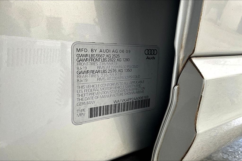 2010 Audi Q5 3.2 Prestige quattro